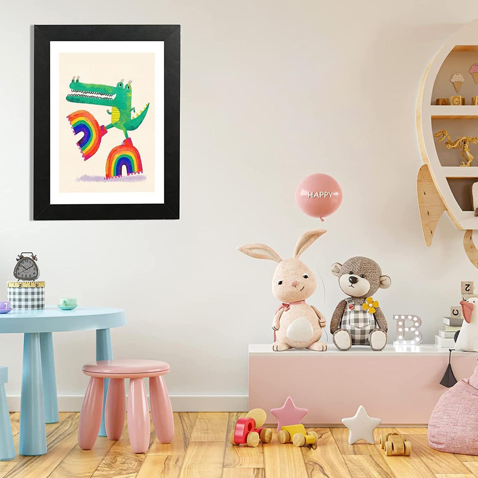 Kids Art Frame - Children’s Art Frame, Front Opening Kids Artwork Gem Picture Frames | A4 Artwork Display Storage Frames, Kids Artwork Display Frame For Children Drawing Crafting Poster Gem Pictures
