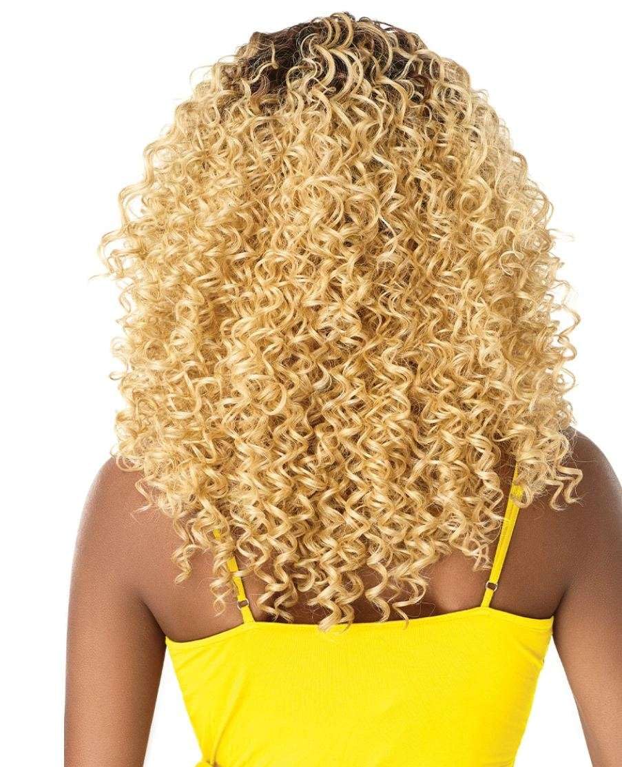 Outre Synthetic Hair Lace Front Wig Hand-Tied Lace Part Wig Deandra (99J)