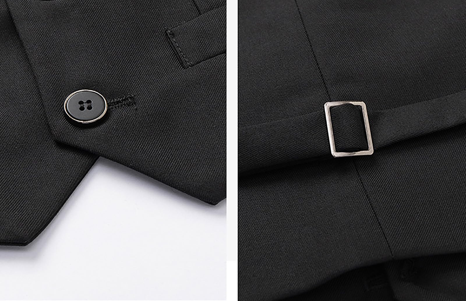 2026 - Chaleco de traje formal con 4 botones para niños Camisas largas Niños Niños