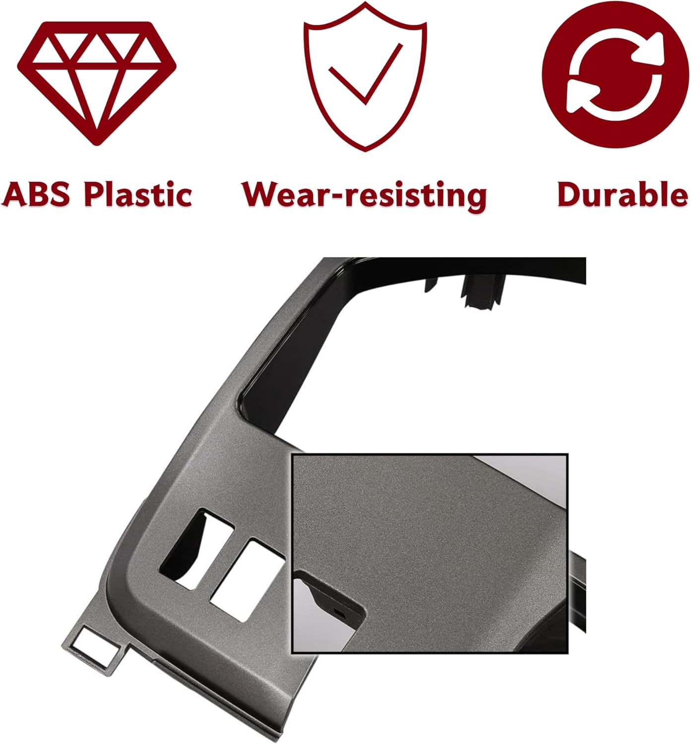 Dashboard Dash Bezel Trim for Nissan Armada Titan 2004-2006 Instrument Cluster Panel Gauge Cover Replace 68240-7S000