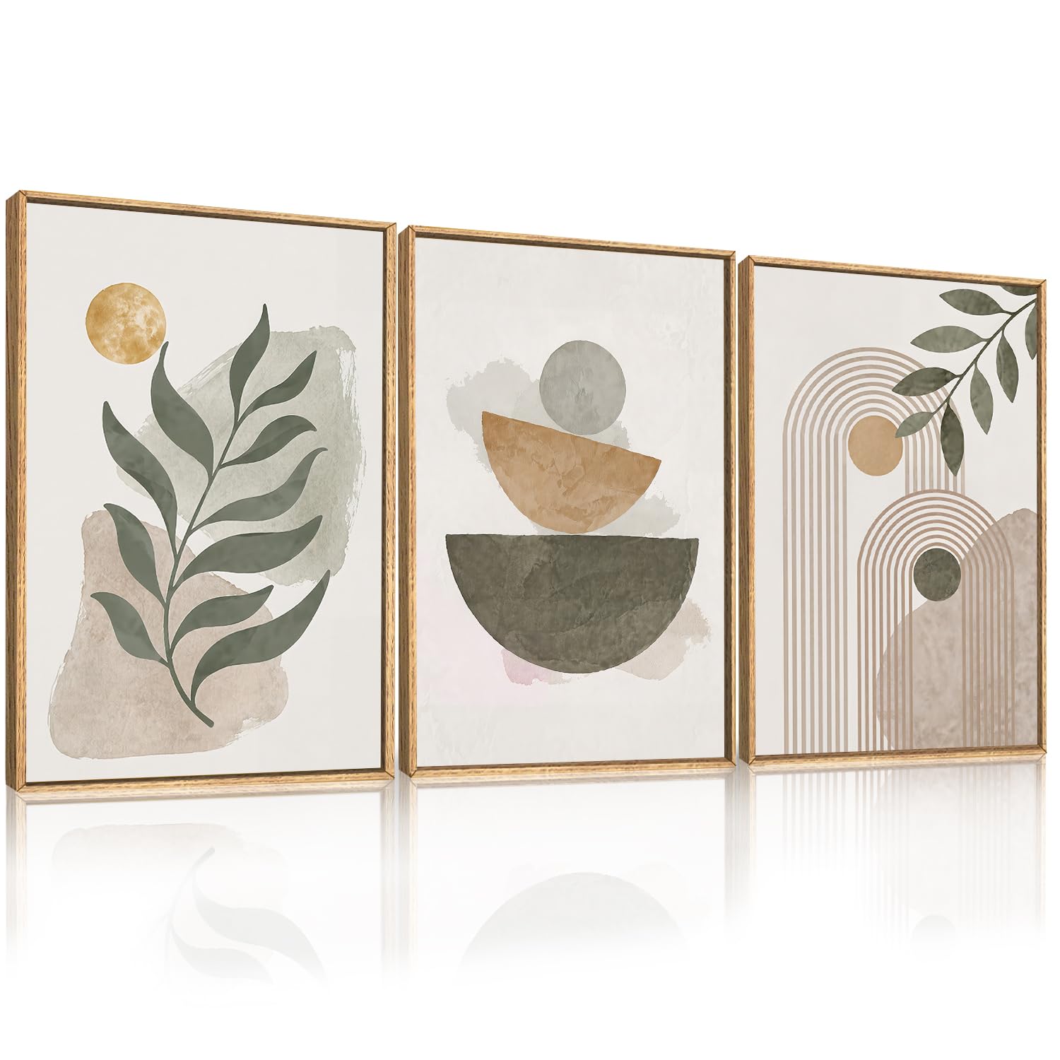 Vintage Watercolor Wildflower Wall Art - 3 Piece Set -20