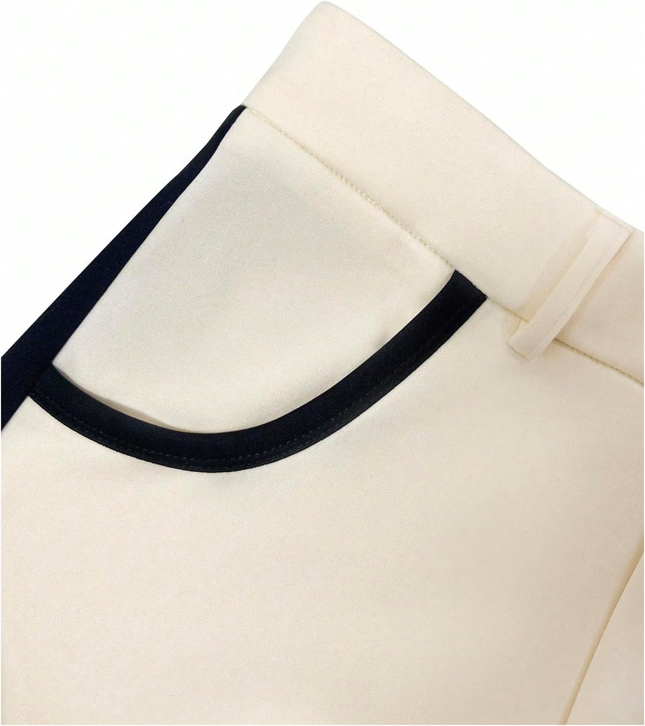 GORGLITTER Women's Dress Business Pants High Waisted Wide Leg Side Striped Fashion Work Casual Old Money Trousers - Image 4