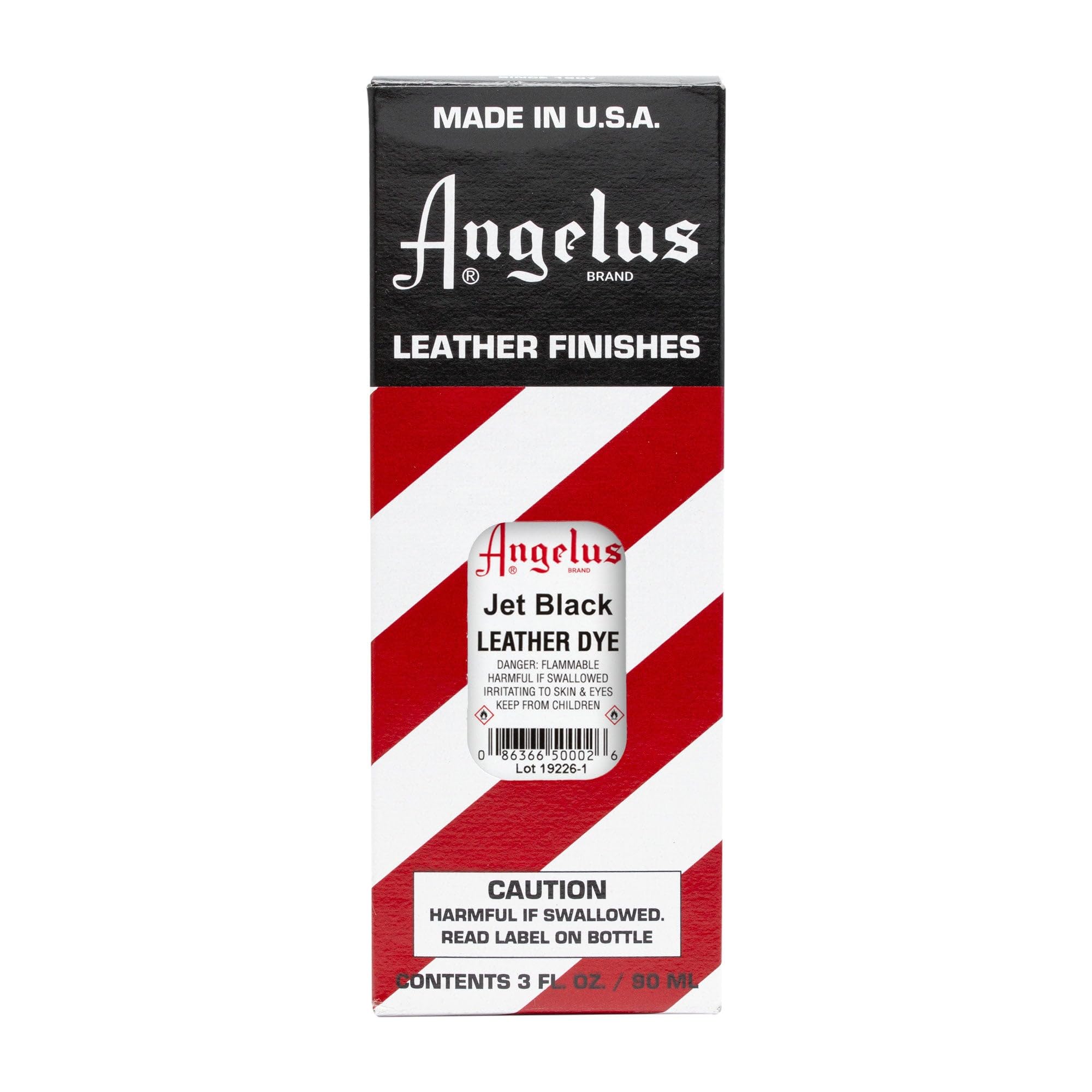 Amazon | 【ジェットブラック】アンジェラスペイントレザーダイ 90ml