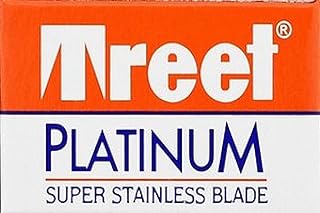 Platinum Super Stainless Double-Edge Blades - 10 razor blades by Treet