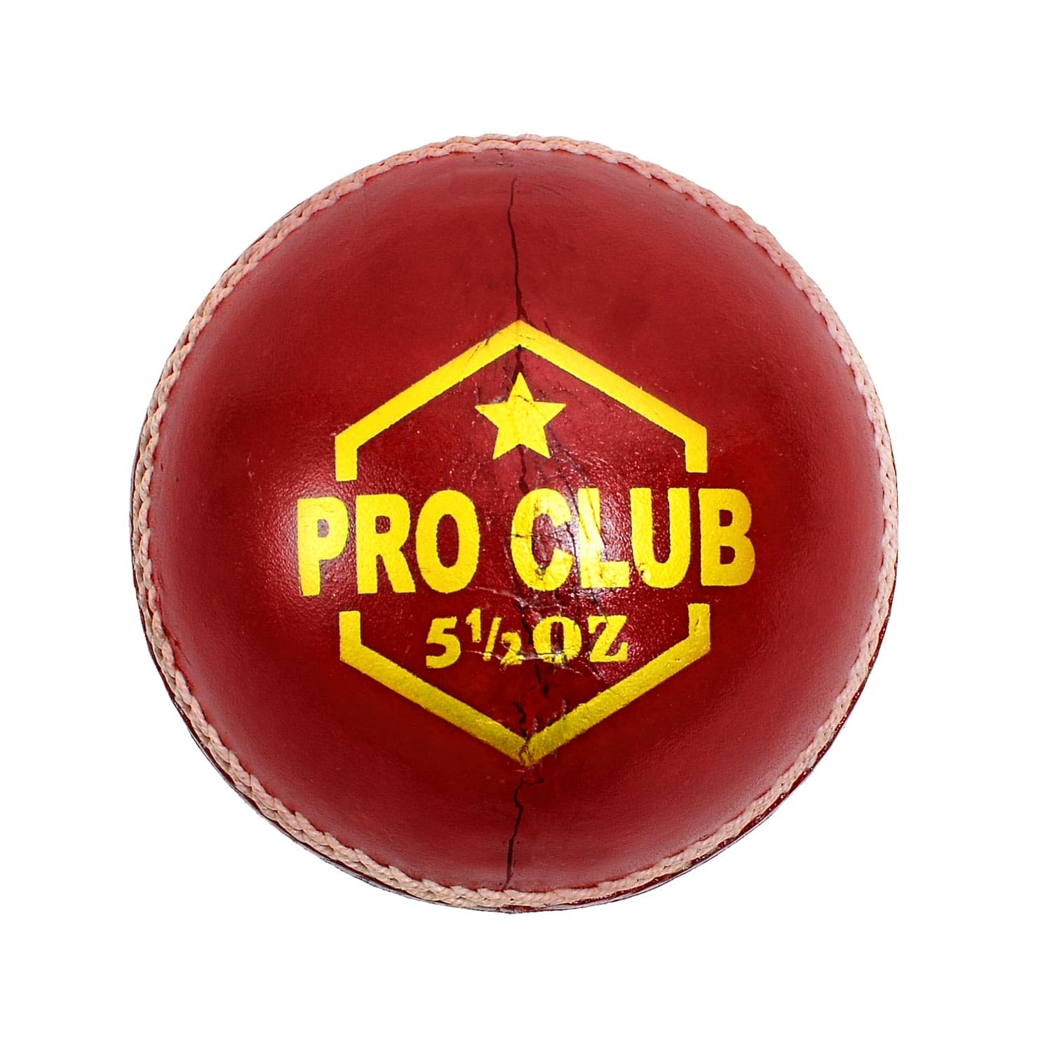 DSC 1501235 Pro Club Cricket Leather Ball (Red)-picture-24