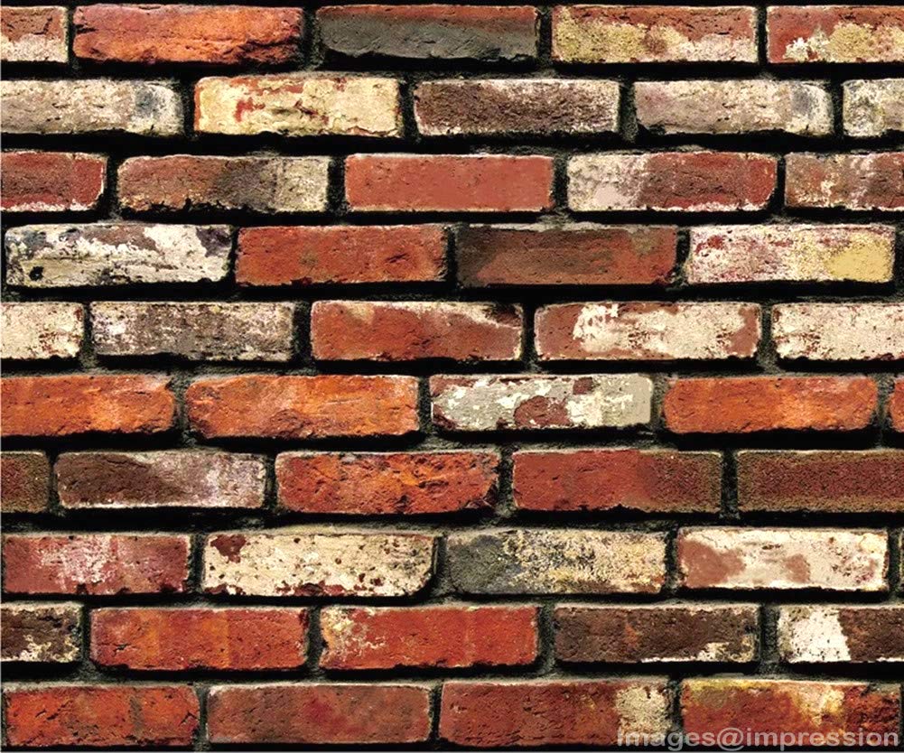 Impression 3D Antique Stone Bricks Pattern Self-Adhesive Vinyl Wall Sticker (200 x 45 cm, Multicolor) (B084VPF6N4) Amazon Price History, Amazon Price Tracker