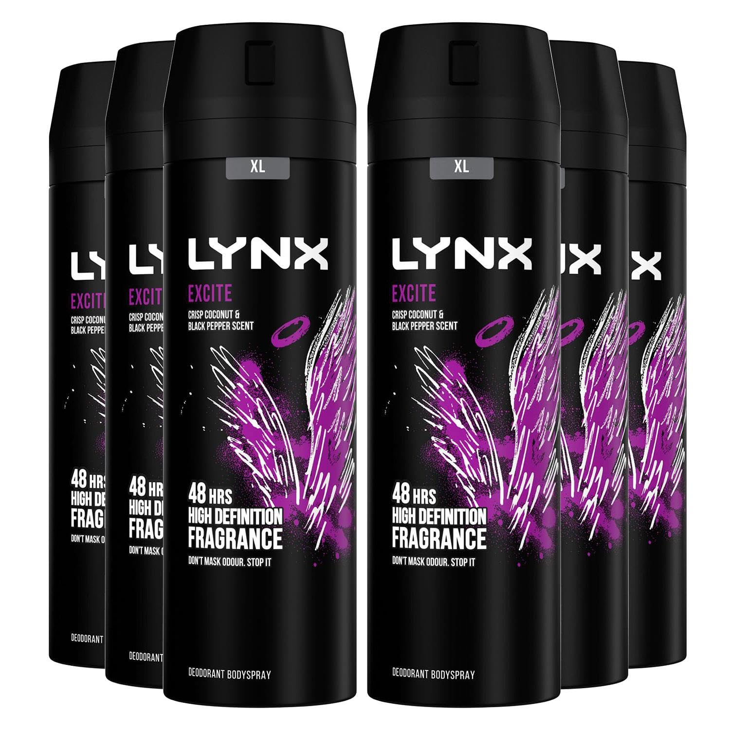 Lynxxl Body Spray 48 Hours High Definition Mens Fragrance Protect