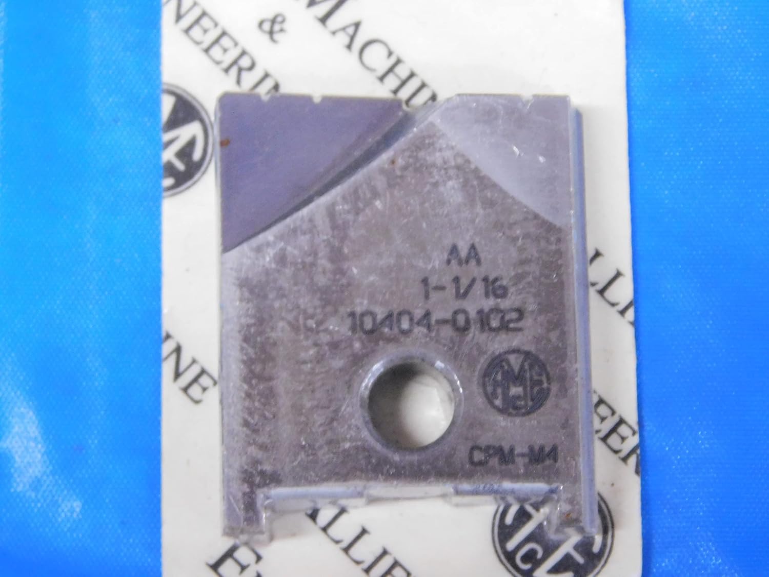 1PC New AMEC 1 1/16" 10404-0102 Series AA Carbide Spade Drill Insert CPM-M4 - JH2460CN2