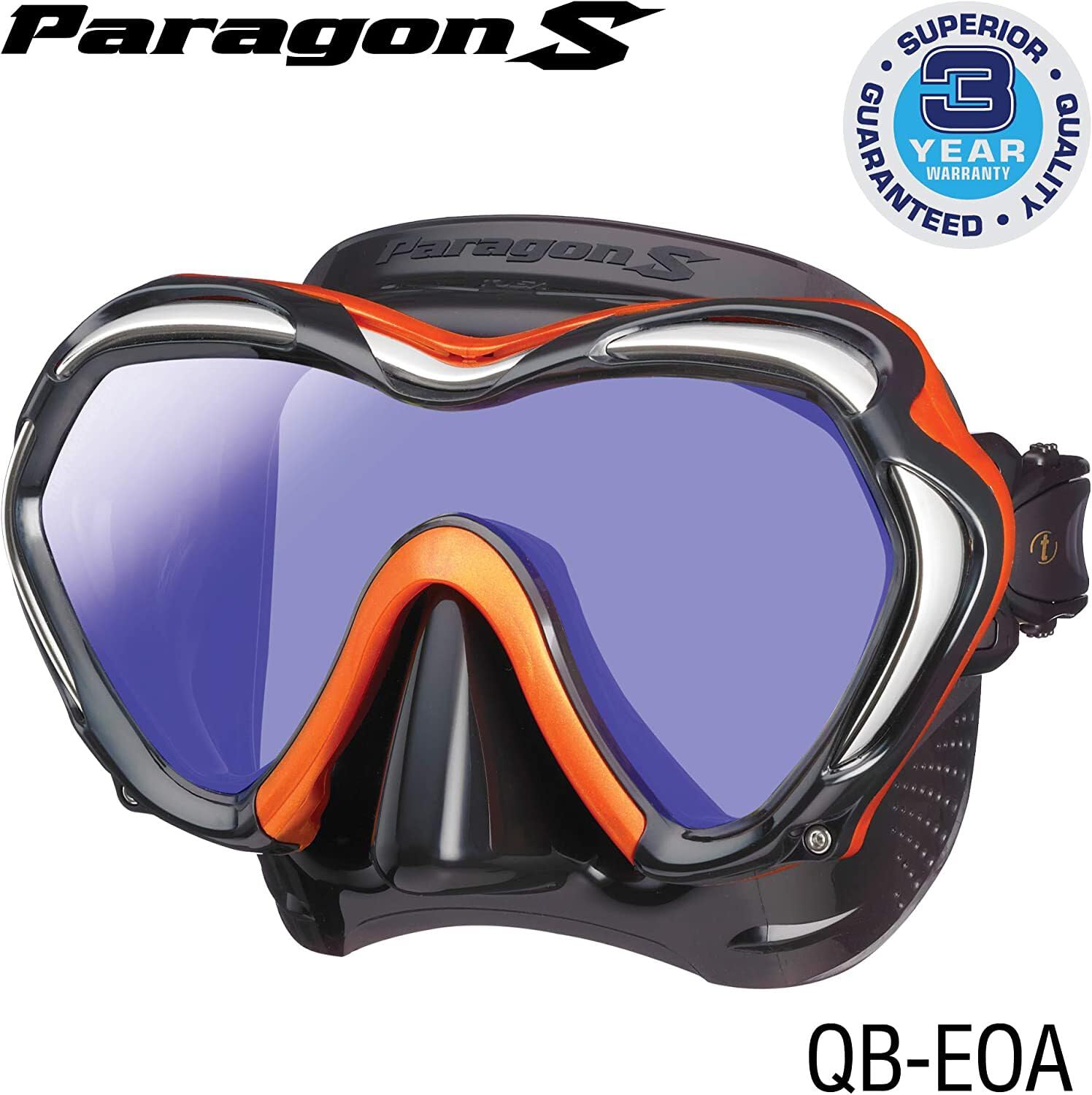 Tusa M1007S Paragon S Mask Black/Energy Green, Gafas Bucear