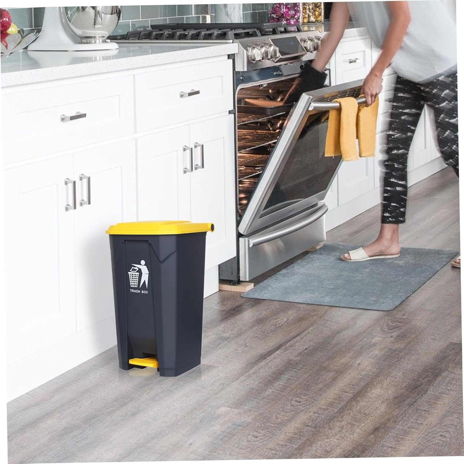 Wesco ウェスコ エコキッチンペダルビン＆プラスチックライナー30 ※r2※ 定価7万円】未開封品 WESCO キッチンペダルビン＆プラスチックライナー