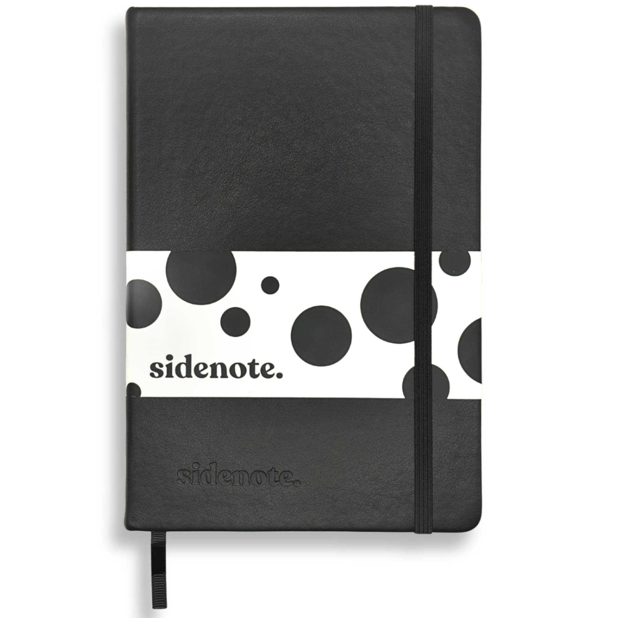 sidenote. Premium A5 Lined Journal - Leather Hardcover Notebook, 192 Pages, 100gsm Paper - Ideal for Work, Study & Gifts