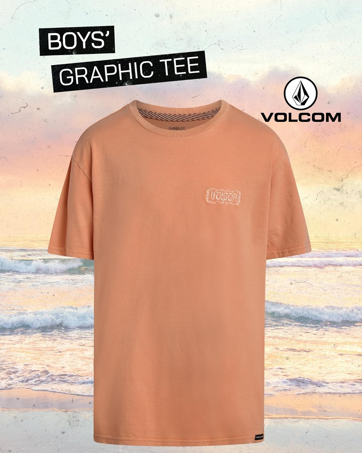 Volcom Boys T Shirt - Cotton Blend Short Sleeve Graphic Tees for Boys - Cool Casual Graphic T Shirts - Image 3