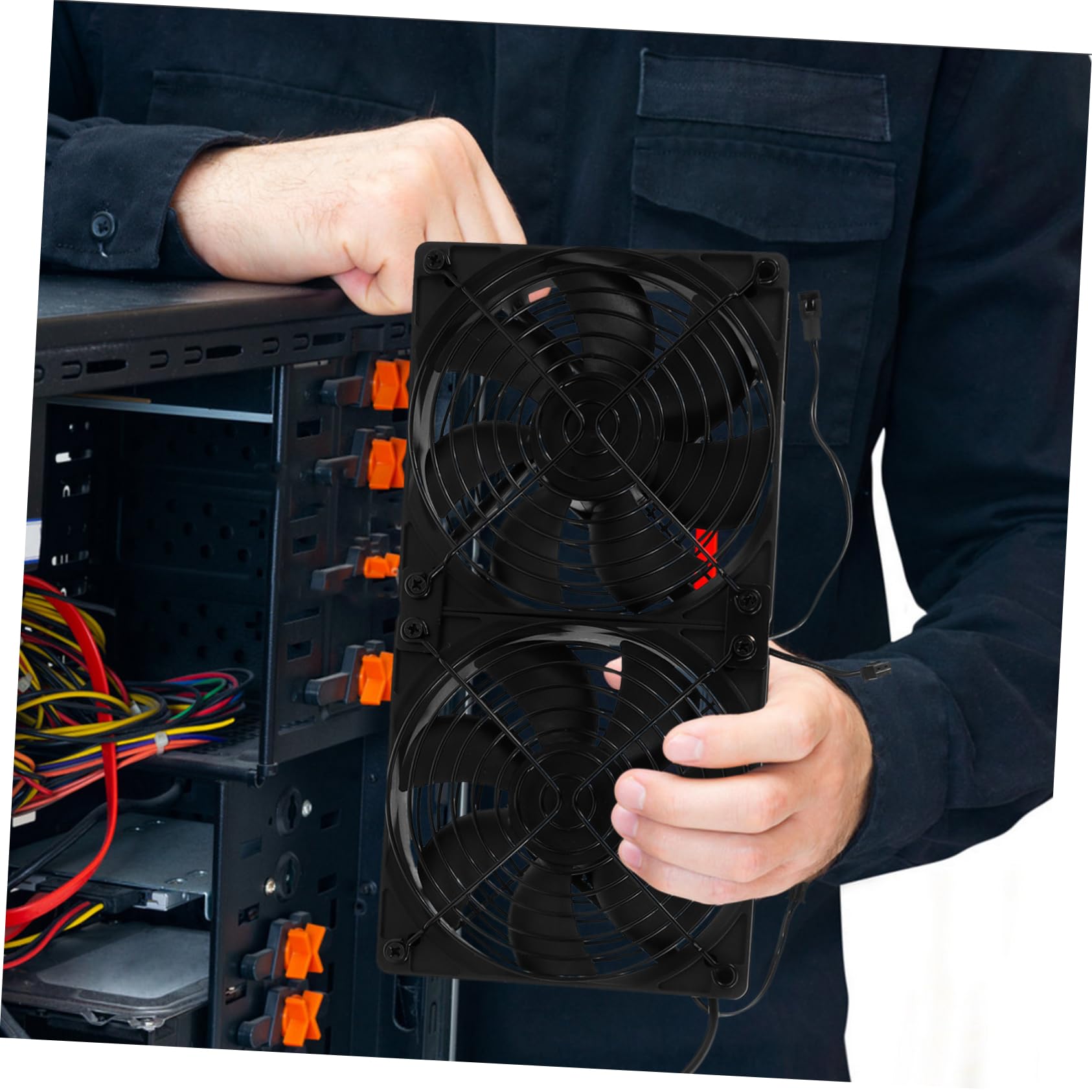 HEMOTON 1 Set radiatore termosifone scambiatore di calore con termoventilatore le affidabili fan scambiatore di calore liquido dissipatore di di calore CPU più fresco lucidalabbra Gpu