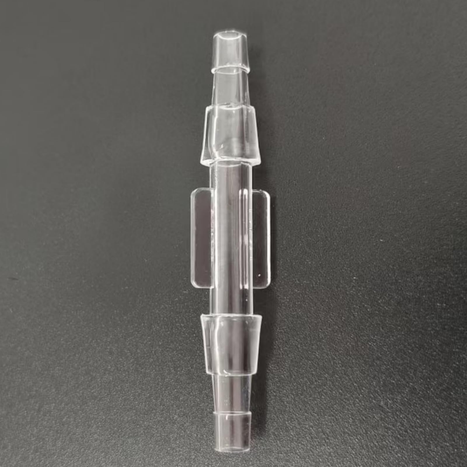 25 sztuk plastikowych złączek do węży wielokrotnego użytku, równych prostych adapterów z kolcami do laboratorium i żywności(4.8mm 3/16inch Wing)