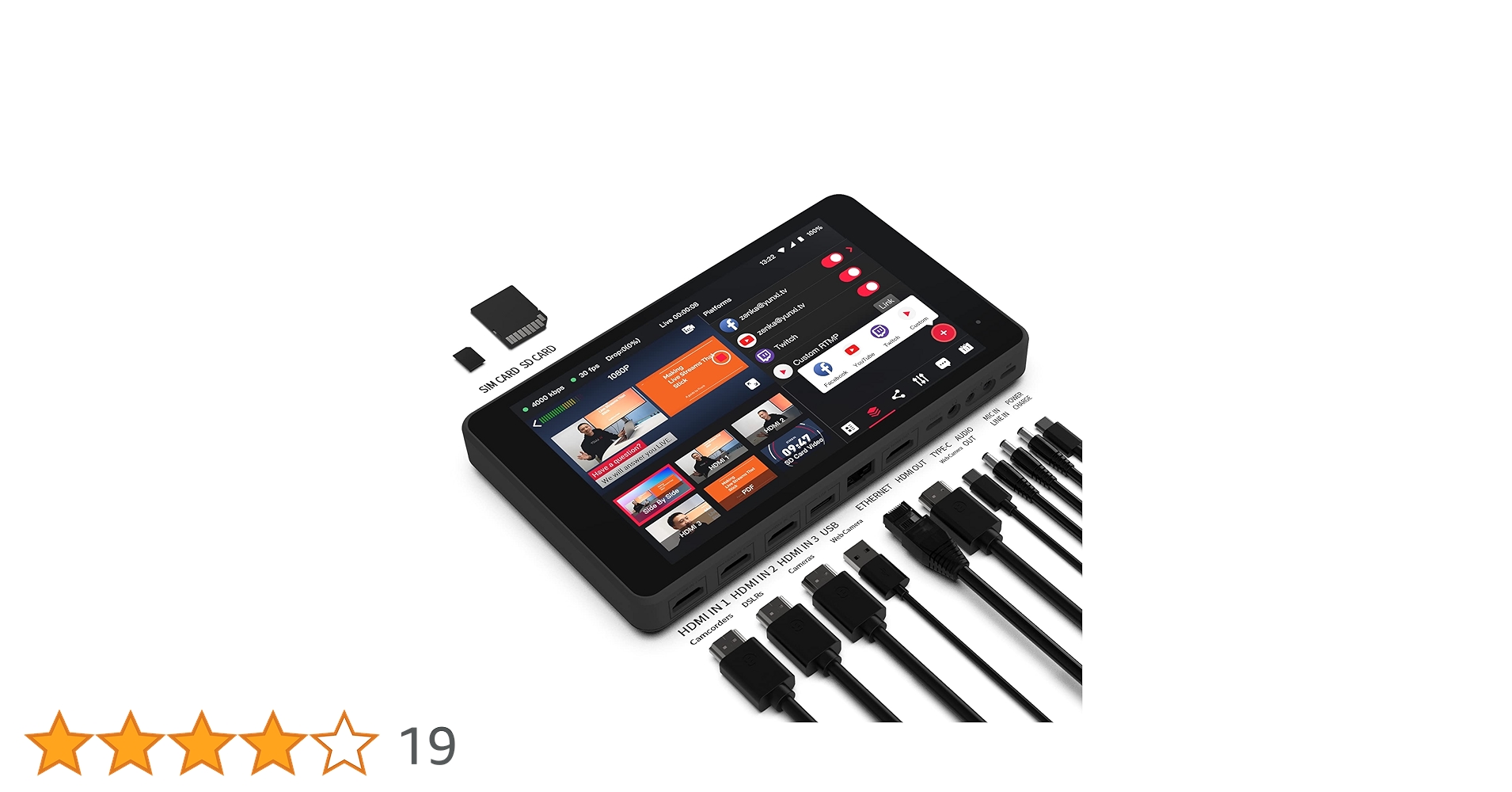 YOLOLIV YoloBox Pro Protable Muti-Camera Live Streaming Studio YOLOLIV YoloBox Pro Protable Muti-Camera Live Streaming Studio