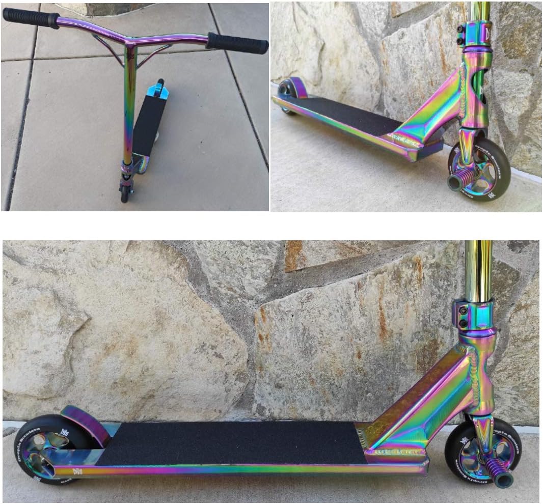DIS Slick Custom Pro Complete Scooter Professionally Assembled (Neochrome)