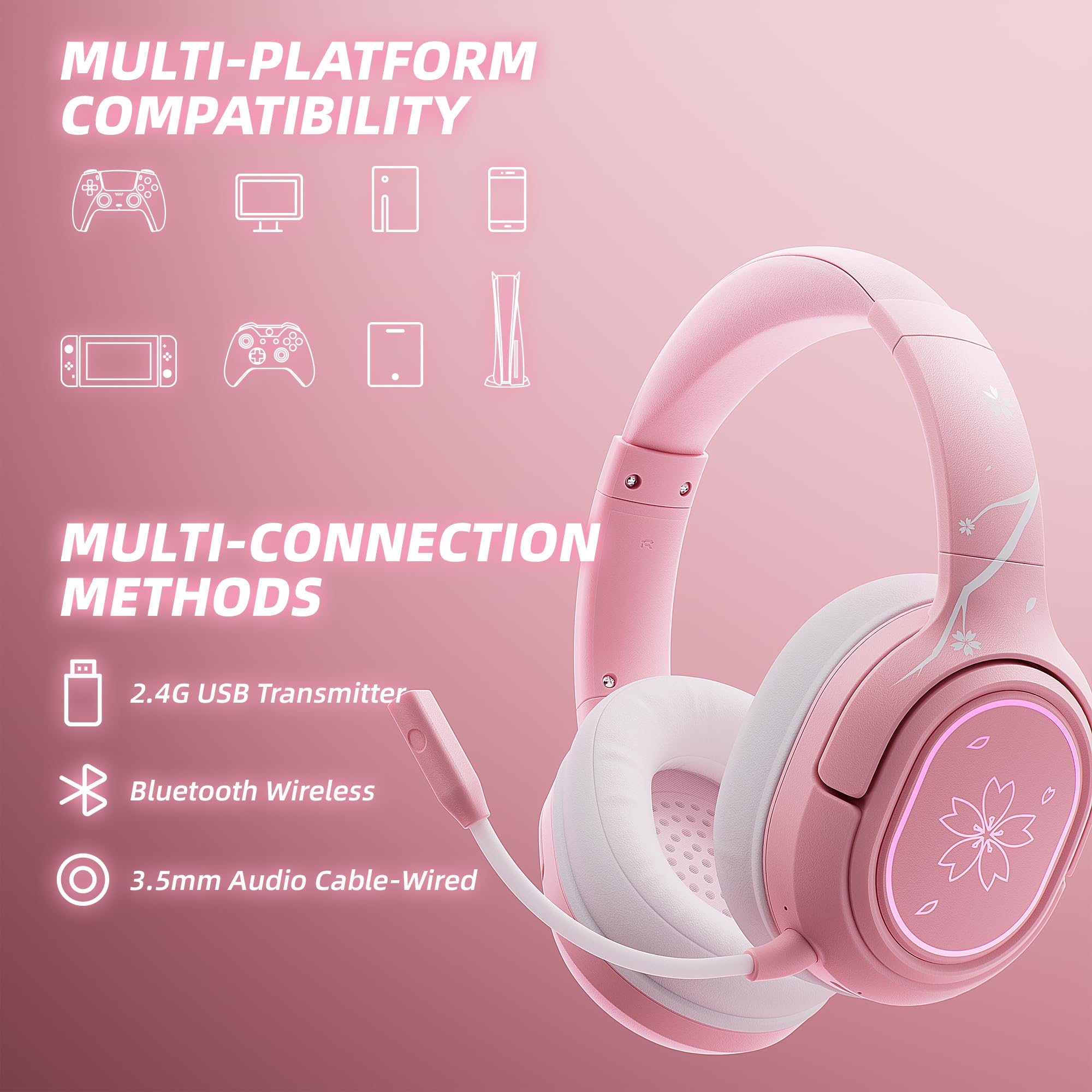 Playstation Rose Gold Headset Rose Gold Wireless Headset For