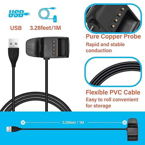 Miniatura 5 de Cargador de clip de carga para Garmin TT15Mini T5Mini TB10 PT10 PT6 para Garmin Sport PRO Collar Shock Dog E Collar (1)