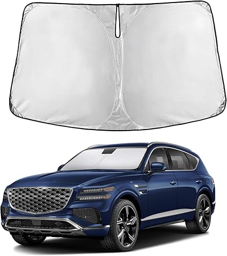 Miniatura 170 de EcoNour Parasol para parabrisas Rivian R1S / R1T 2022-2024 2025 2026, visera solar para parabrisas delantero y ventana, bloqueador de calor UV