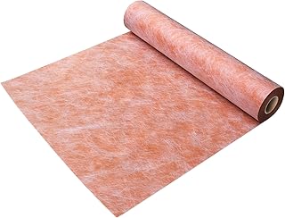 Waterproof Membrane 3.3 Ft X 98.5 Ft / 325 Square Feet Waterproofing Shower Membrane 23.6mil Thickness Waterproof for Sauna Bathroom Walls Tile Underlayment Polyethylene Fabric Roll