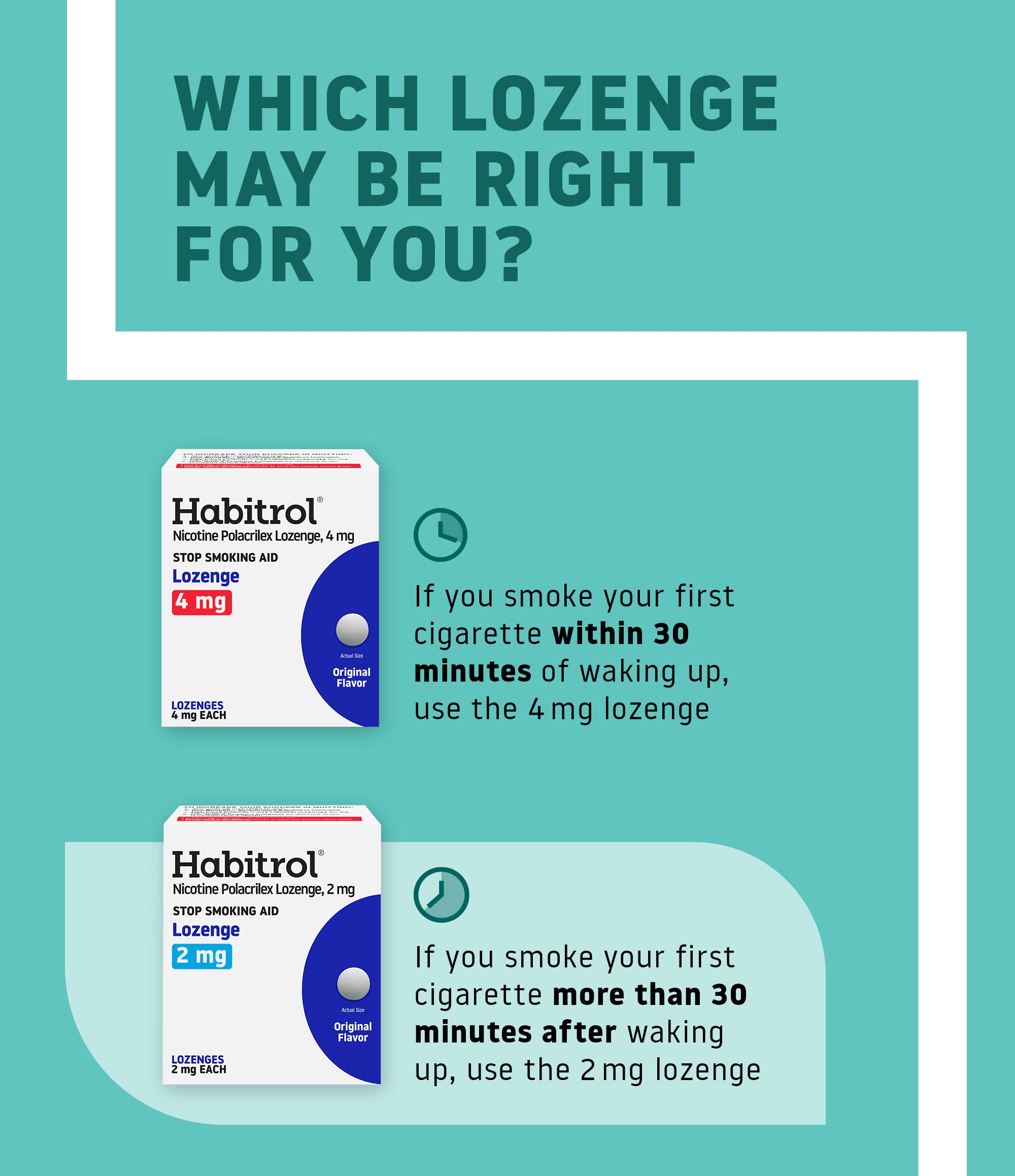 Habitrol Nicotine Lozenges - 2 mg, Original Flavor, 135 Count - Nicotine Lozenge to Reduce Cravings & Help Quit Smoking