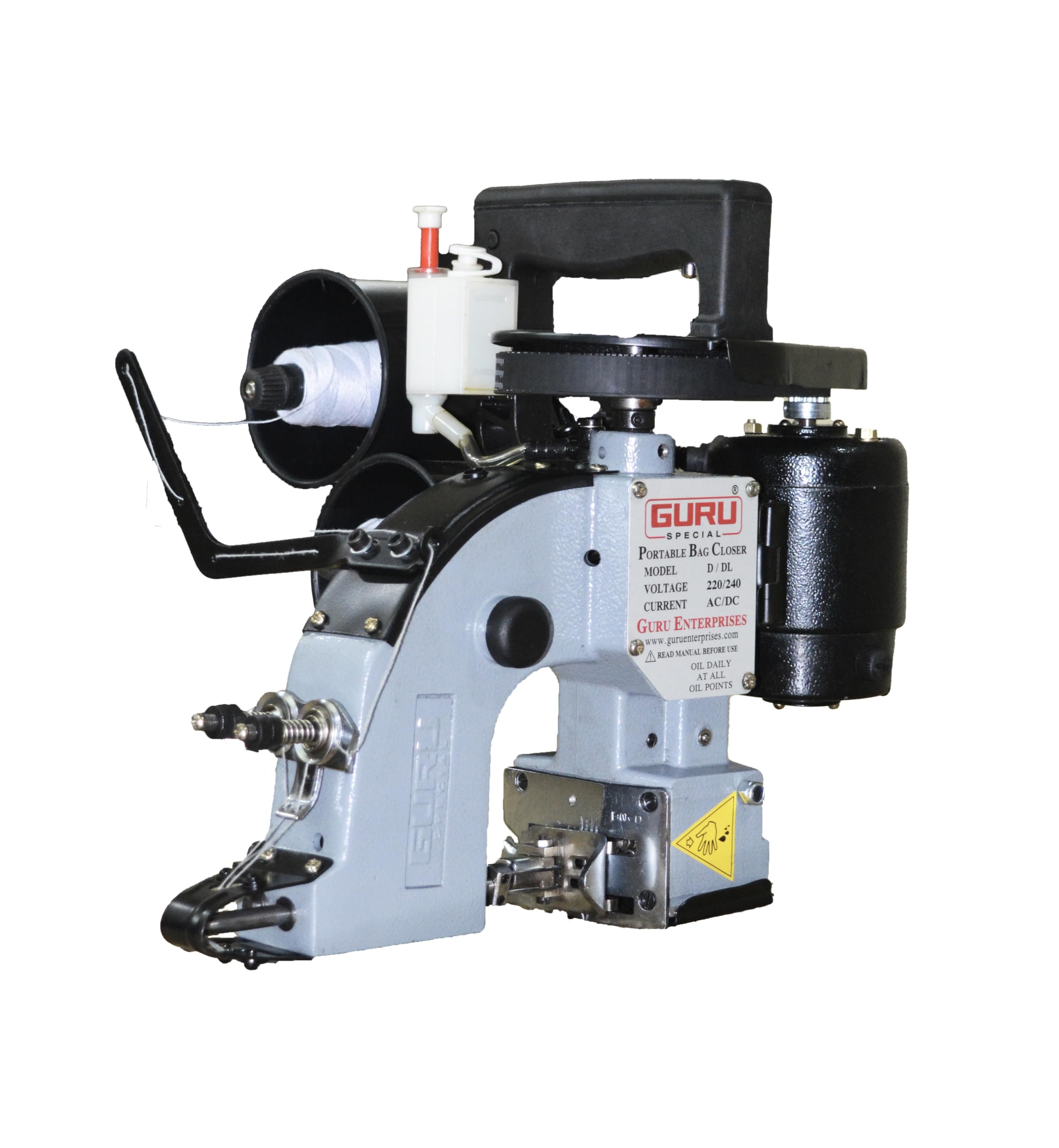 Guru Special Portable Bag Closer Sewing Machine With Oil Pump Double Needle Double thread