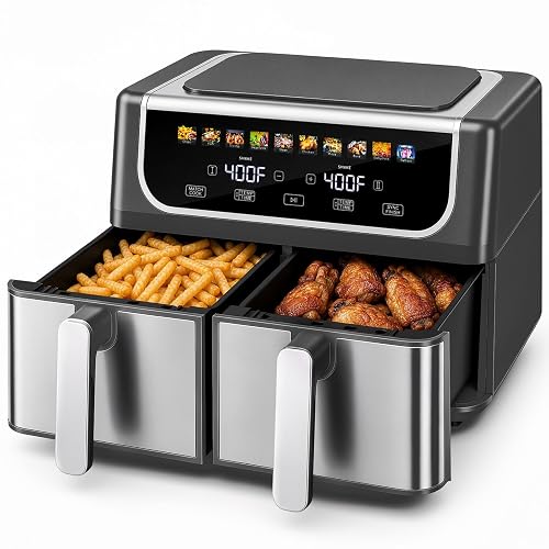 OLIXIS Dual Air Fryers 2 Baskets product photo (Air Fryers & Toaster Ovens) — ScooterReviewPro review