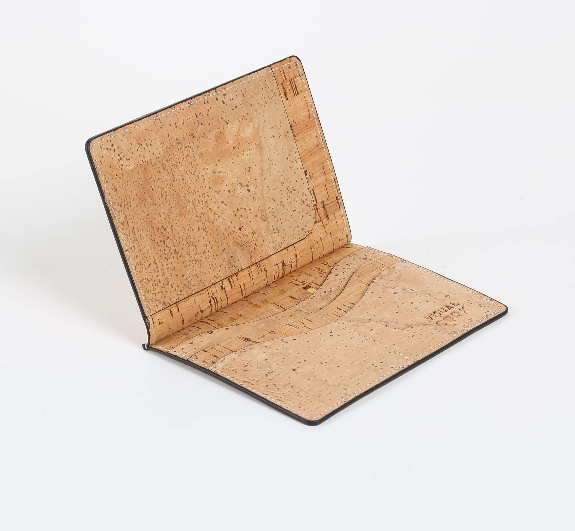 VISUAL CORK Passport Holder Cover Vegan Leather Organizer Credit Card Case Accessories for Travelers