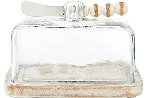 Elegant Glass Beaded Butter Dish: The Perfect Addition to Your Kitchen Essentials