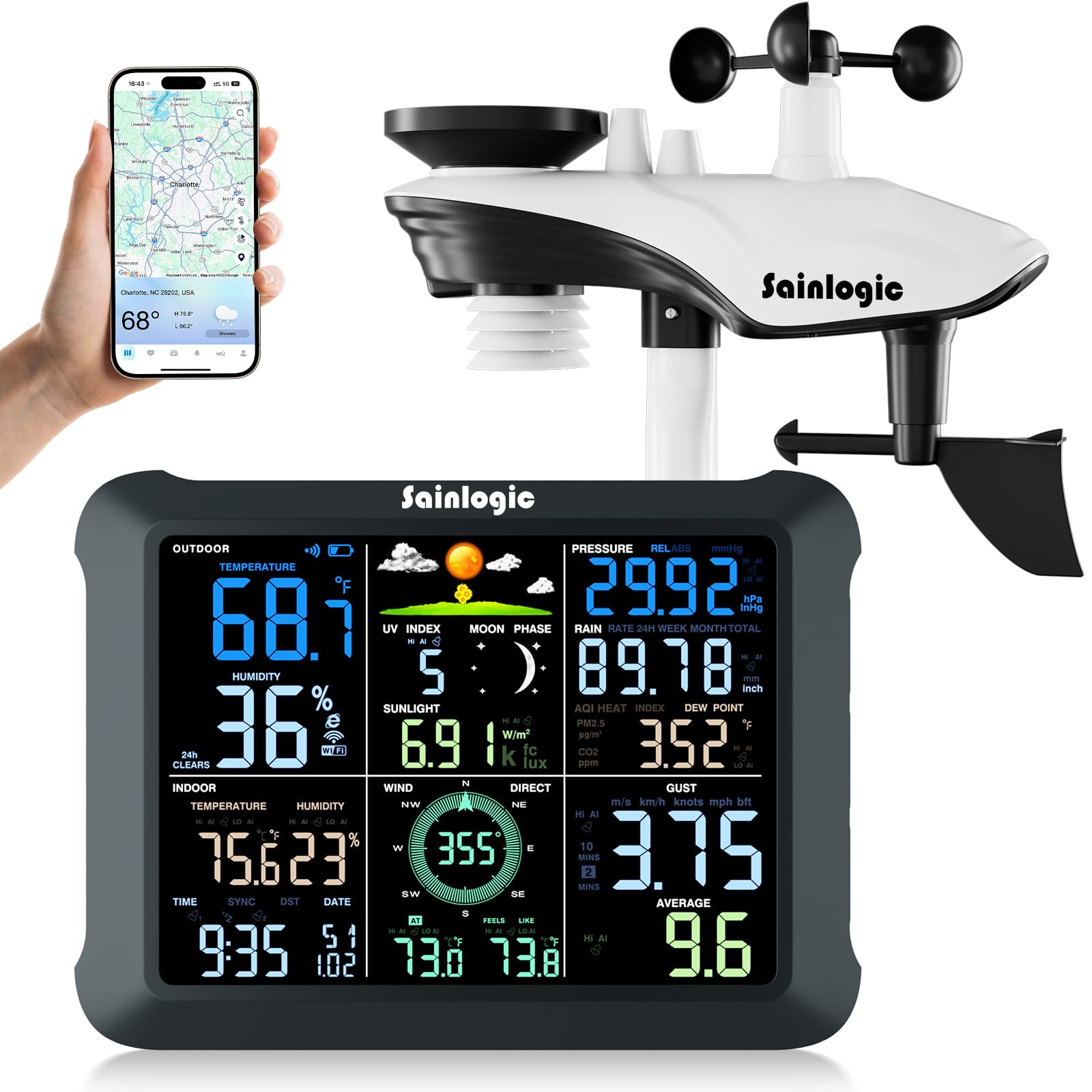 Photo 1 of Sainlogic Smart WiFi Weather Station