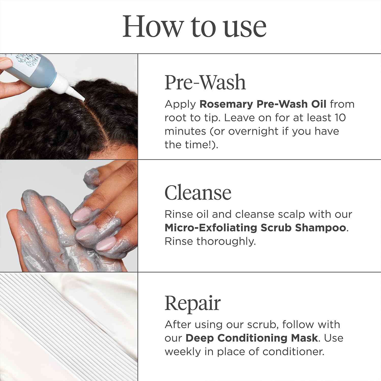 Briogeo Healthy Hair Delights Holiday Kit – Scalp + Hair Repair Gift Set , Deep Conditioning Mask, Scalp Scrub & Rosemary Pre-Wash Oil , Clean, Vegan for All Hair Types - Image 7