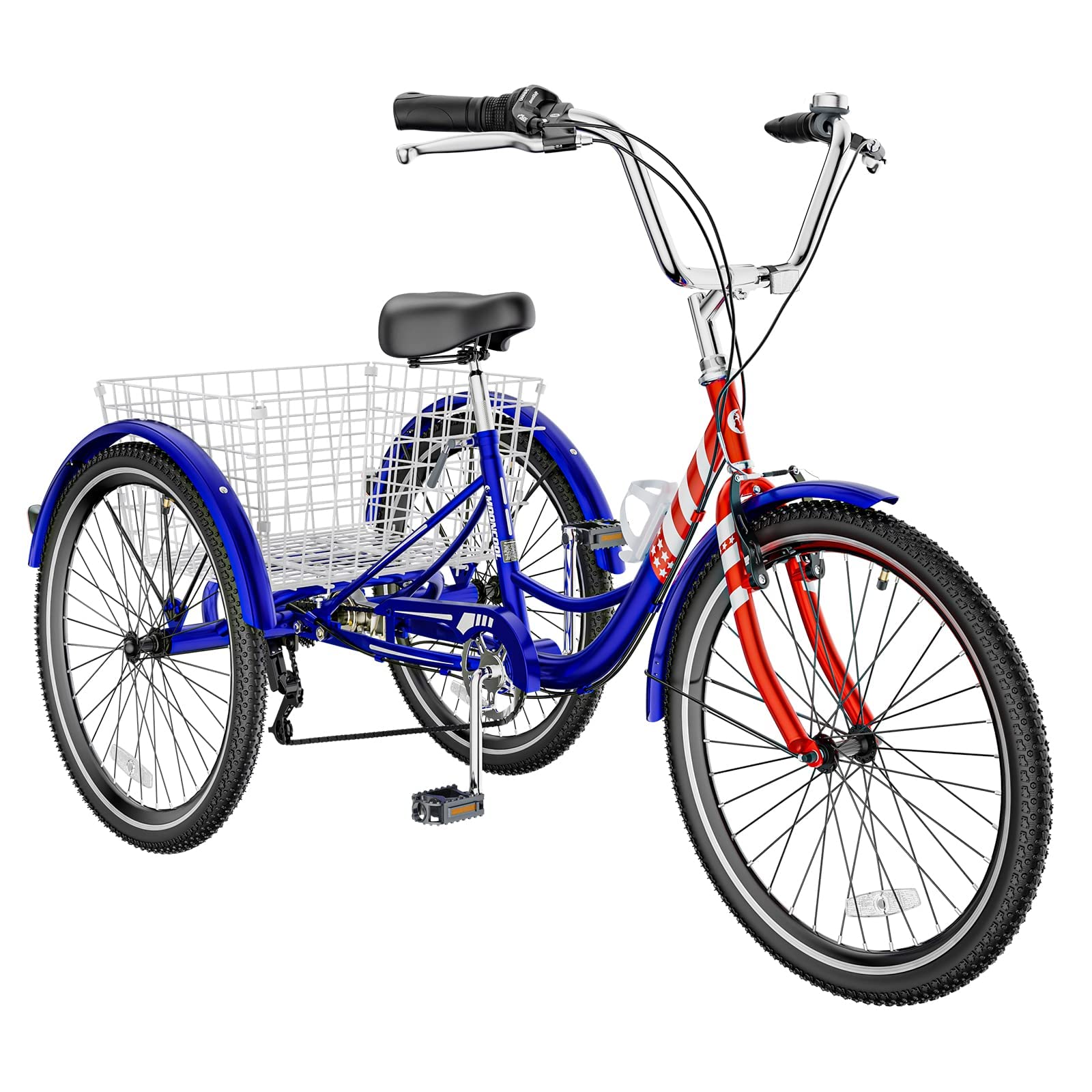 3 wheel bike with basket for adults