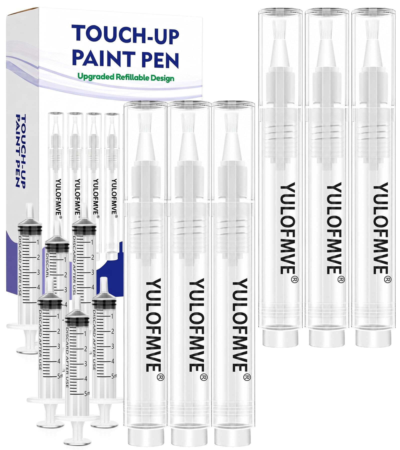 Photo 1 of YULOFMVE Fillable Touch Up Paint Pen Set