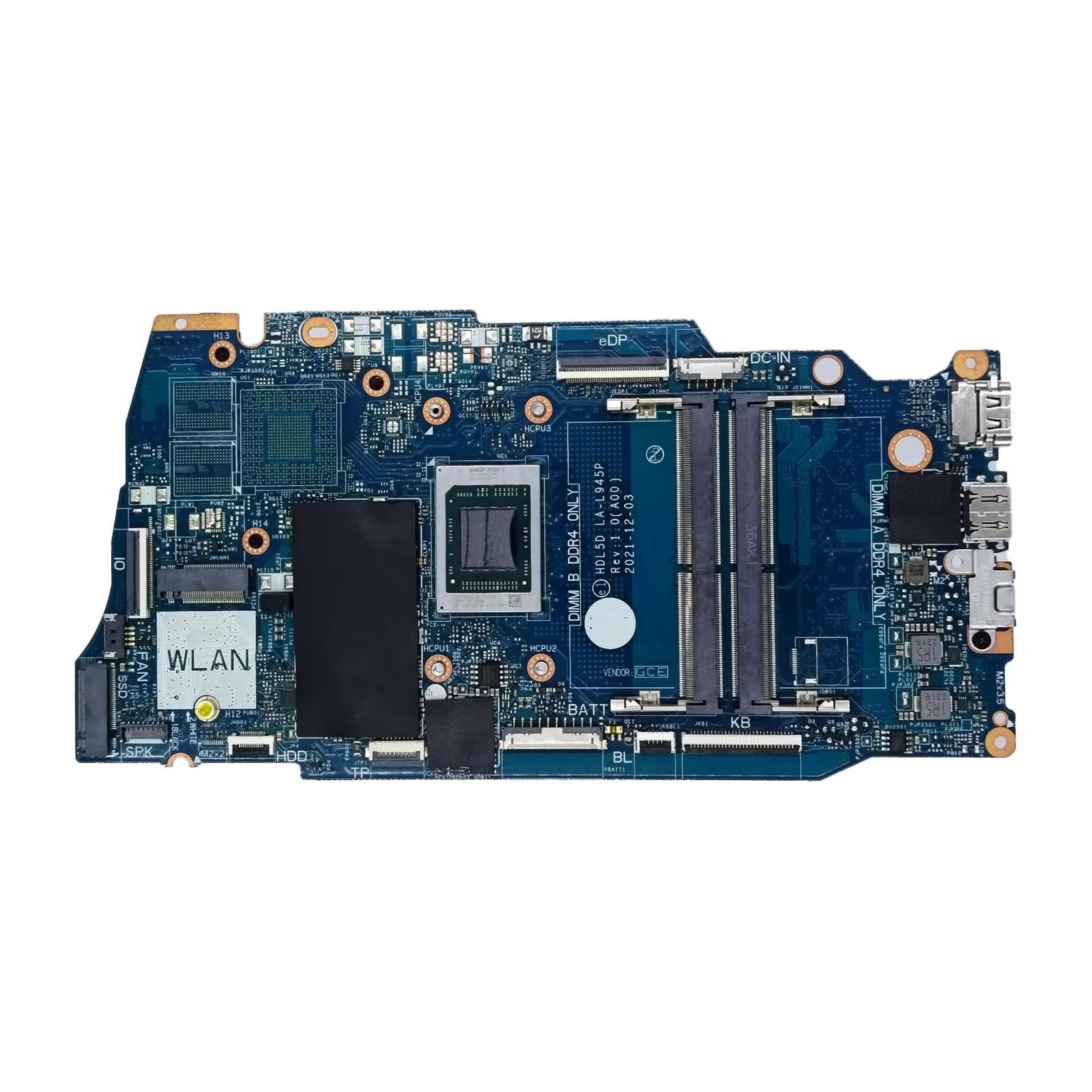 D-KXCPELE 0PRRG1 PRRG1 Replacement for Dell inspiron 15 3525 Motherboard HDL5D LA-L945P System Board R3-5425U Processor