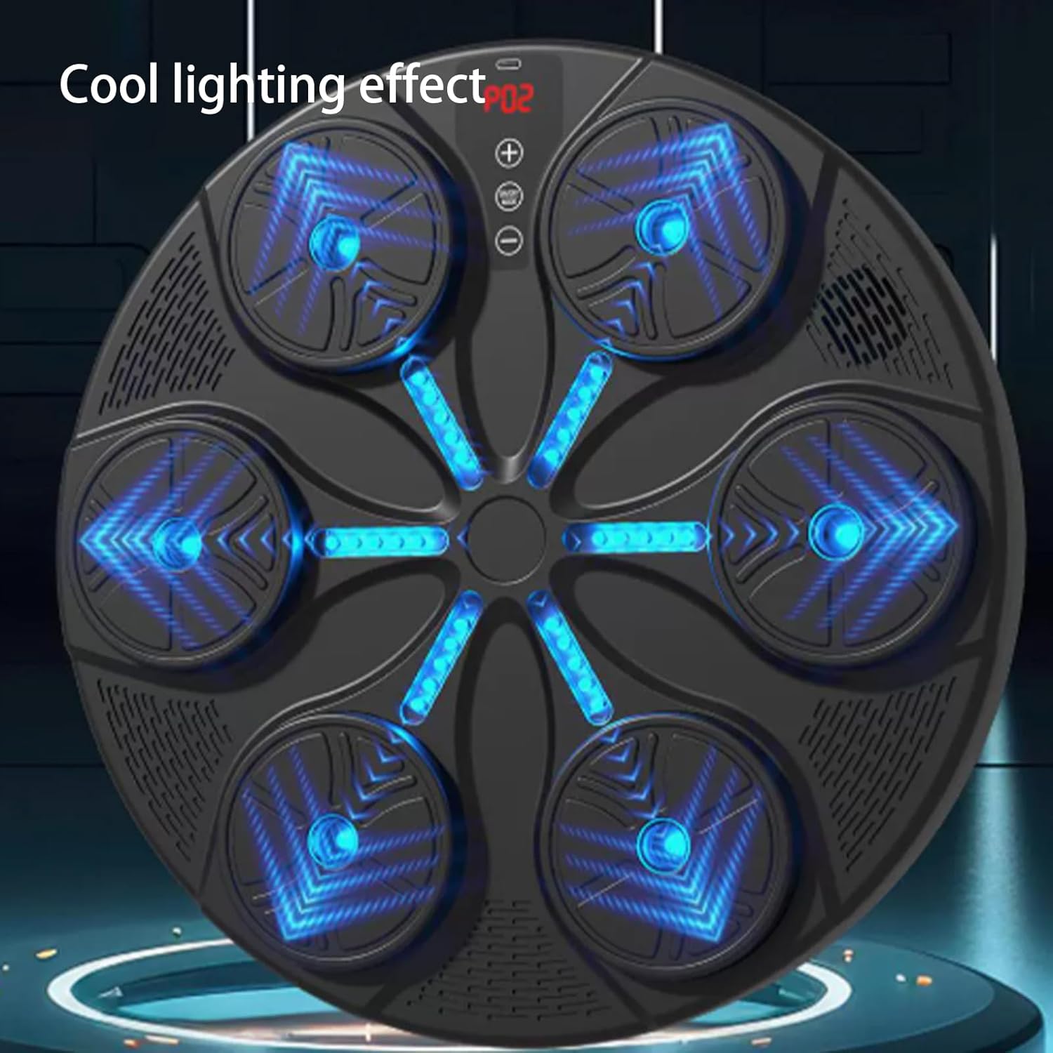 Music Boxing Machine,Interactive Boxing Machine,RGB Lighting,8 Modes,Hit Counting Function,Home Fitness