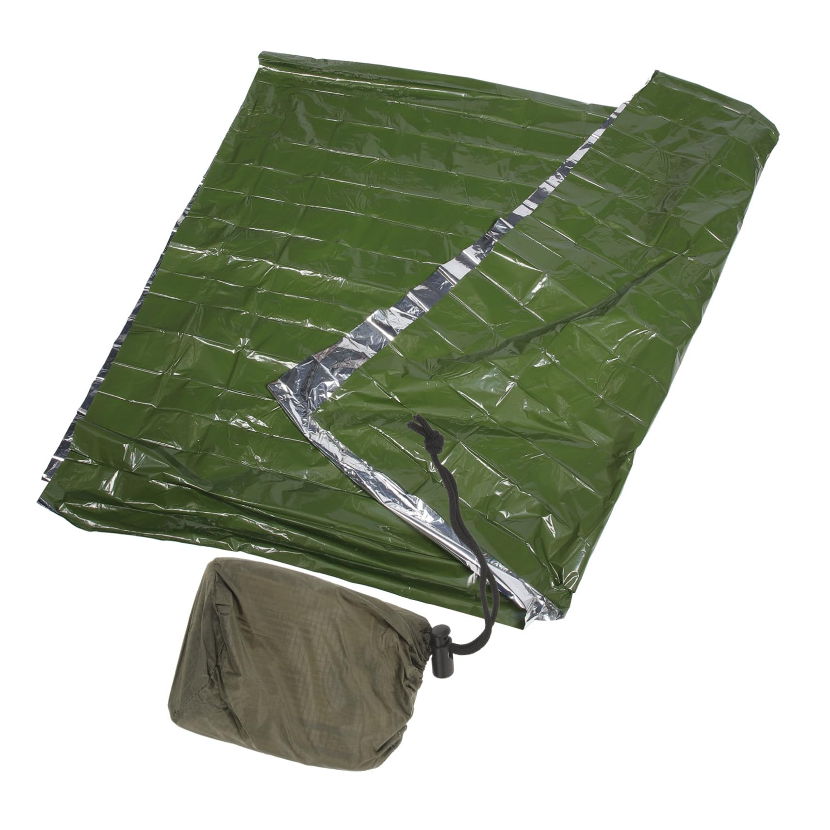 Gogogmee Emergency Blanket Survival Thermal Insulation for Camping Lightweight Foldable Fireproof Windproof 1 Set Outdoor