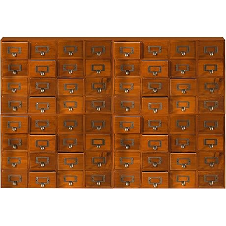 Apothecary Blueprint Cabinet