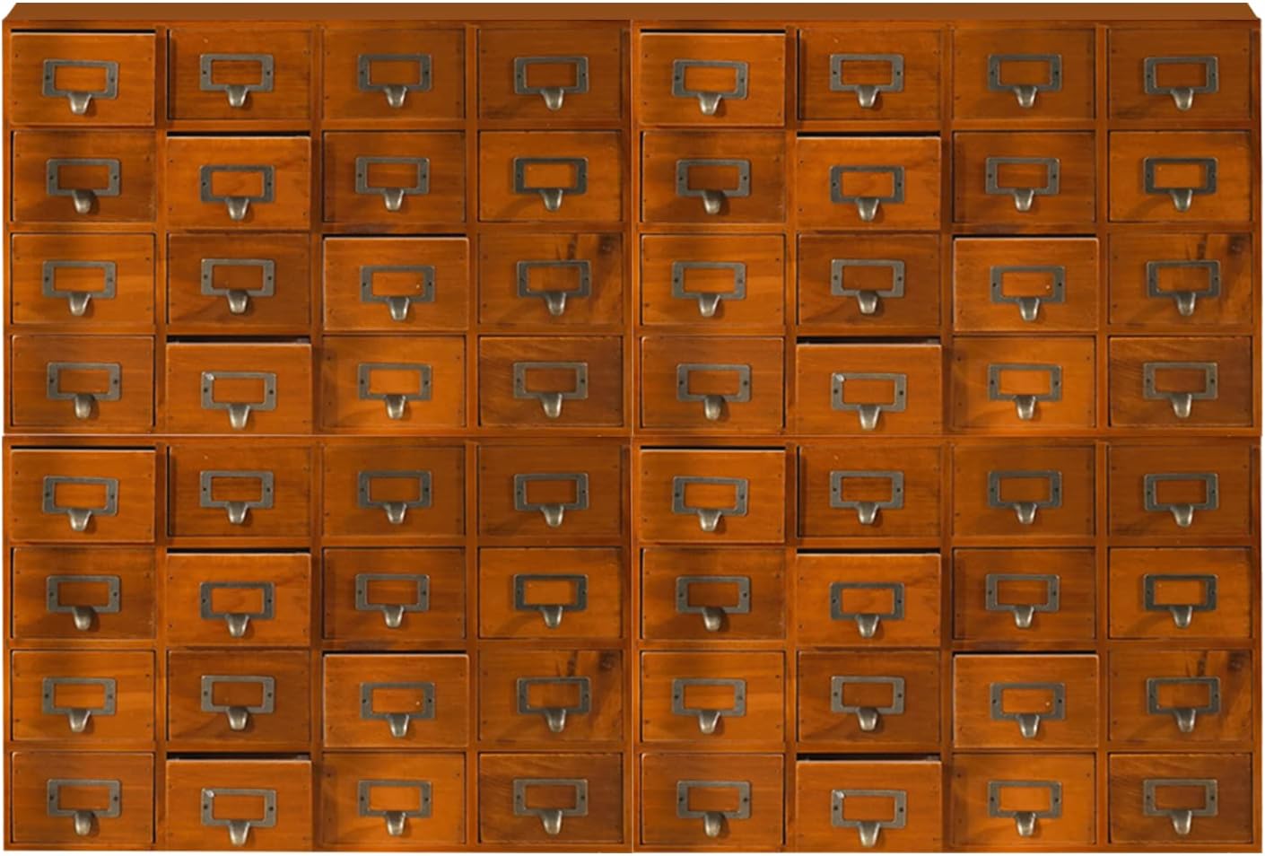 Huge 64Drawer Wooden Storage Box Traditional Apothecary Curio