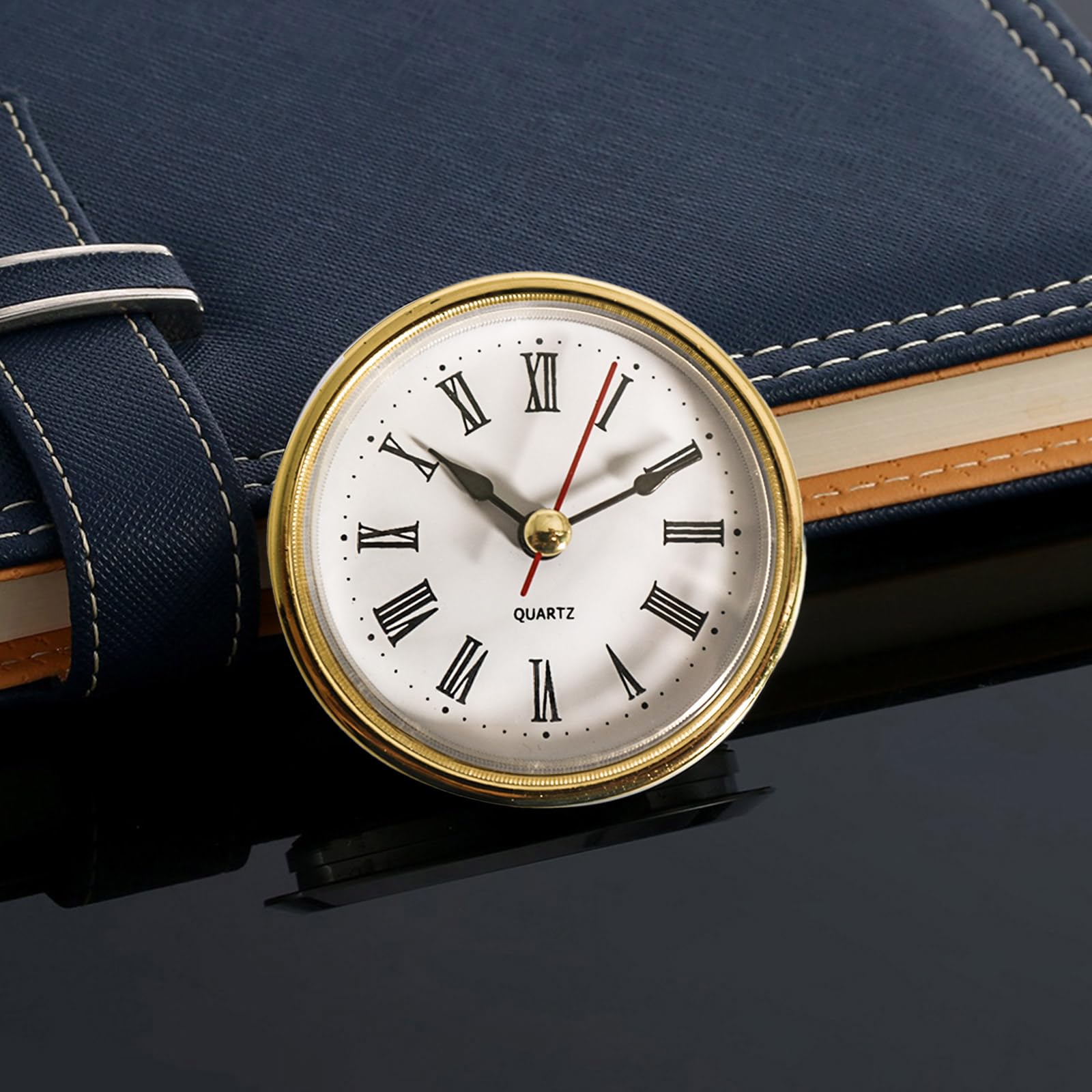 Movimento Per Orologio Fai-da-te – Quadrante 65 Mm Con Numeri Romani, Bianco E Nero