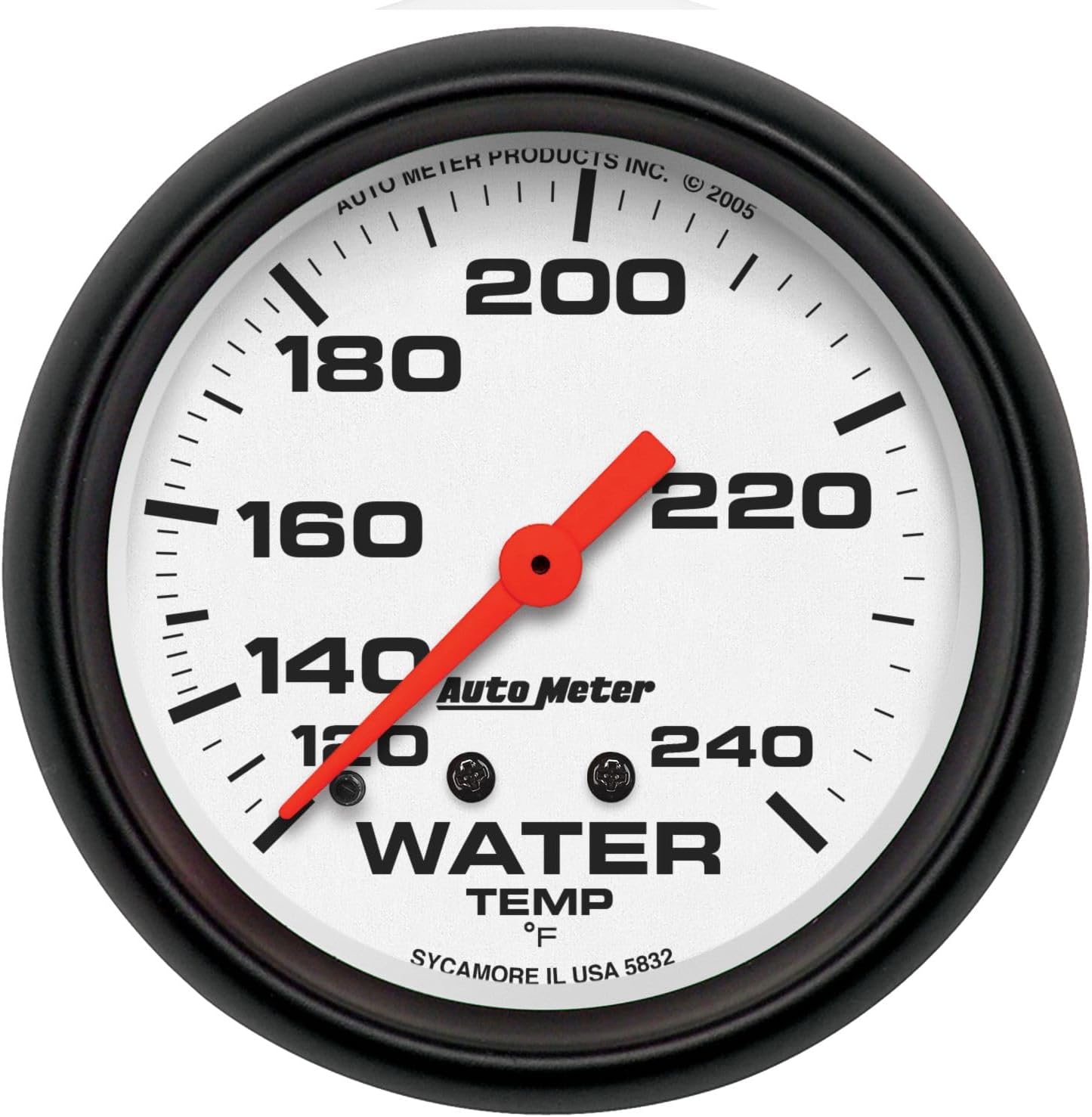 Auto Meter 5832 Phantom Mechanical Water Temperature Gauge