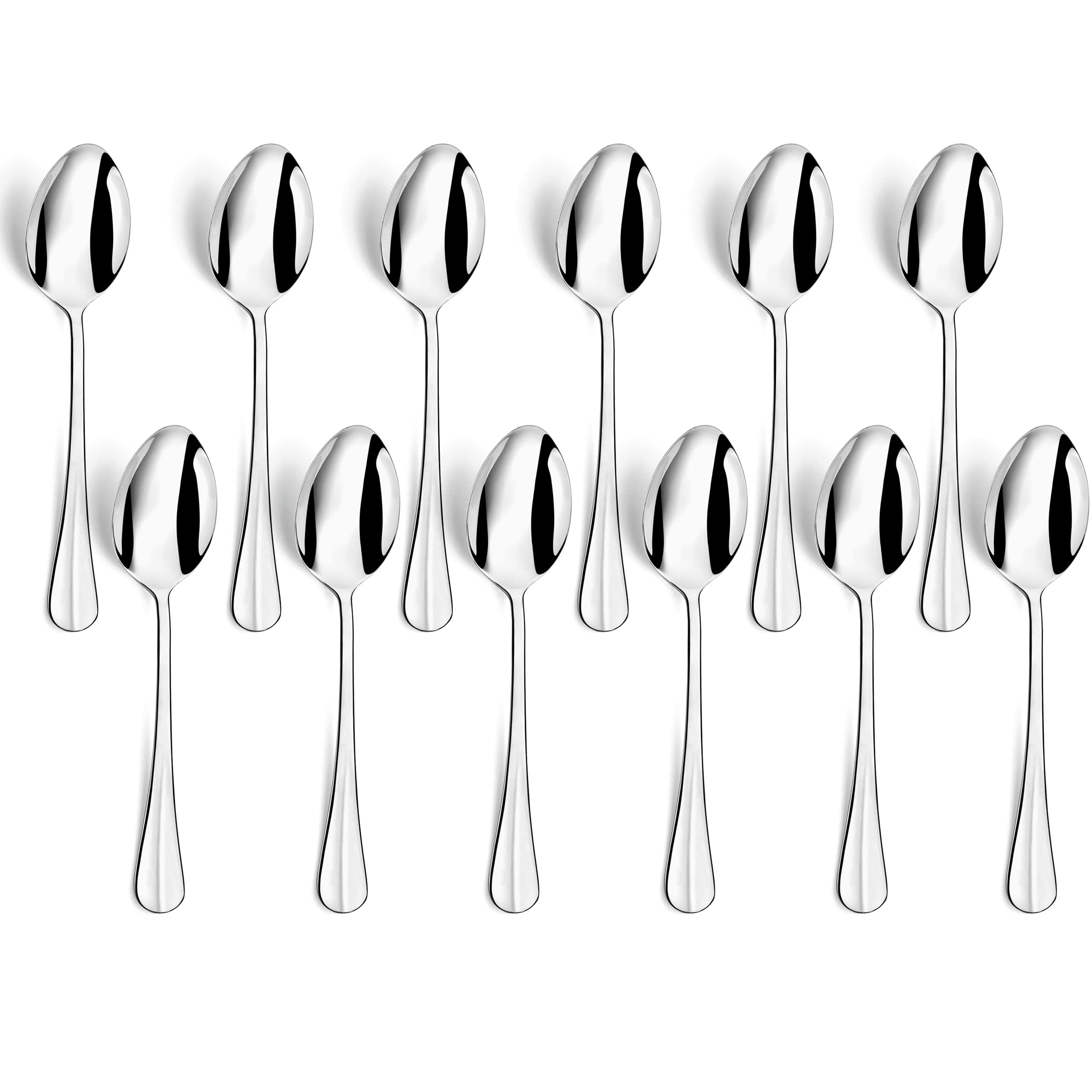 Cucchiai Da Dessert Baguette - Set 12 Pezzi, Acciaio Inox 18/0, 179 Mm, Lavabili In Lavastoviglie - Foto 3