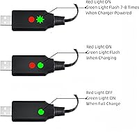 Vista 3 de Batería Lipo de 7.4V 1500mAh con Mini Tamiya Plug Recargable 30C Ajuste para Airsoft Modelo Guns 2S Airsoft Batería con 7.4V Cargador Cable