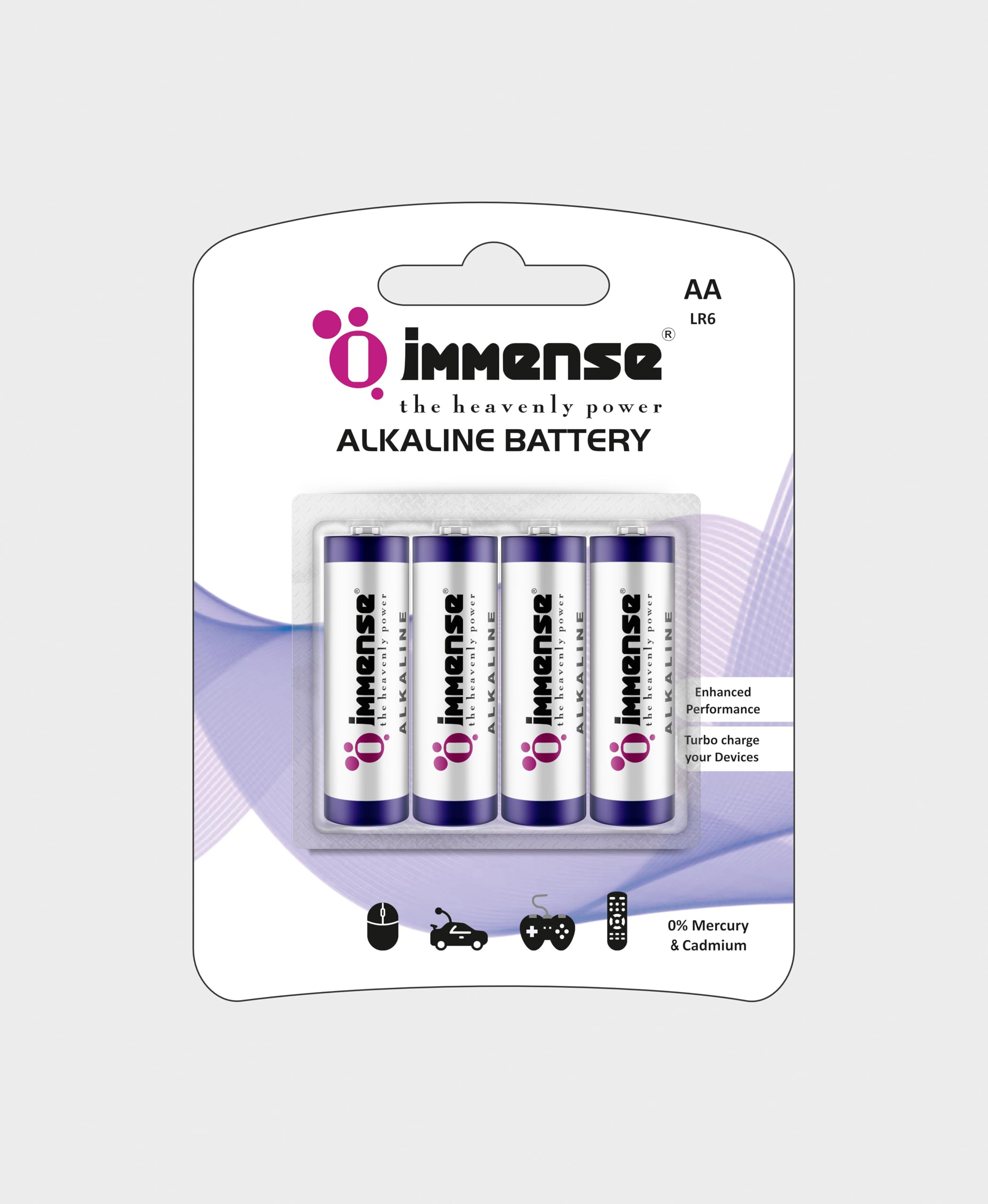 Immense AA LR6 Alkaline Battery Pack of 4-image-39