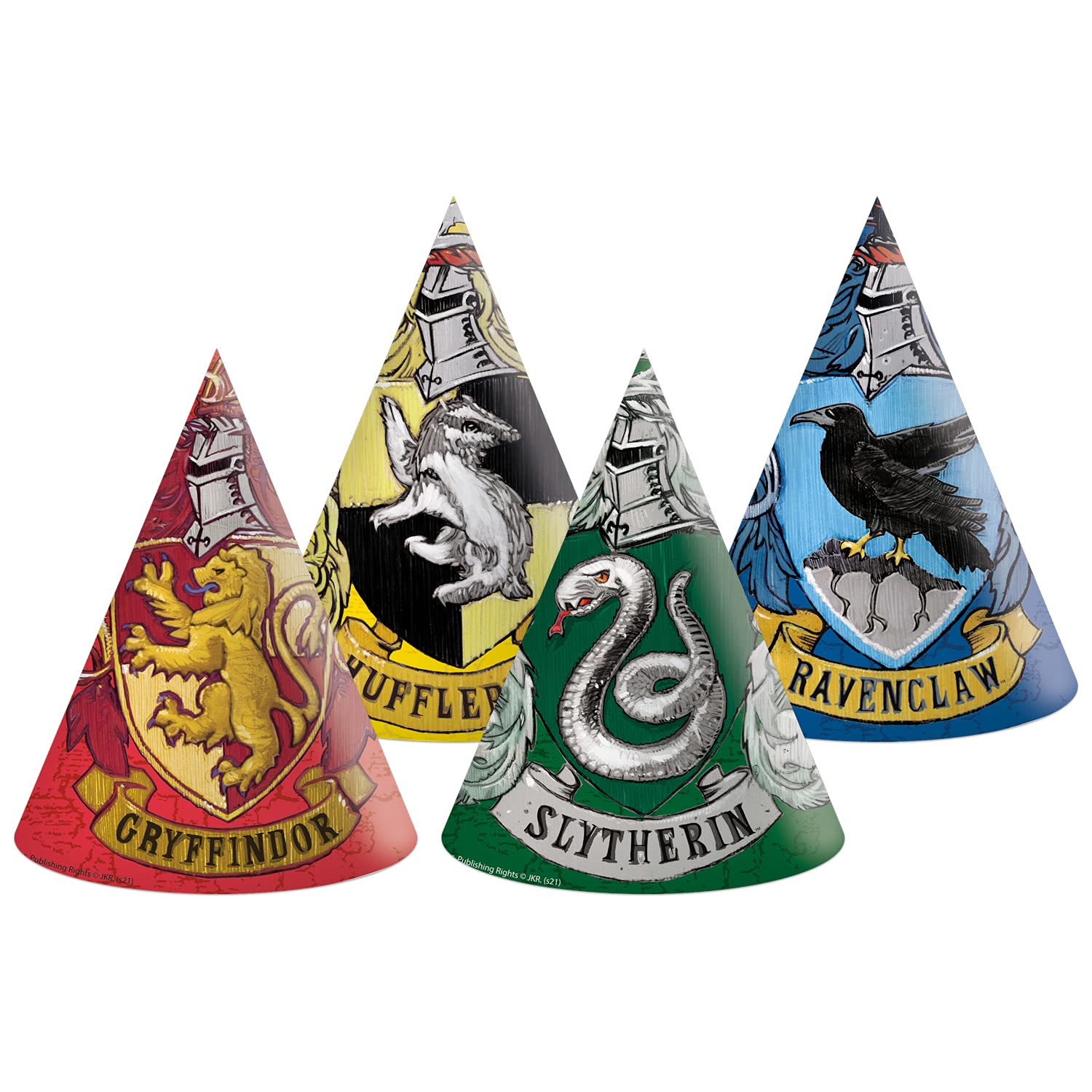 Procos 93372 Harry Potter Paper Hats, 16 x 12 cm, FSC® Mix, Children's Birthday, 19