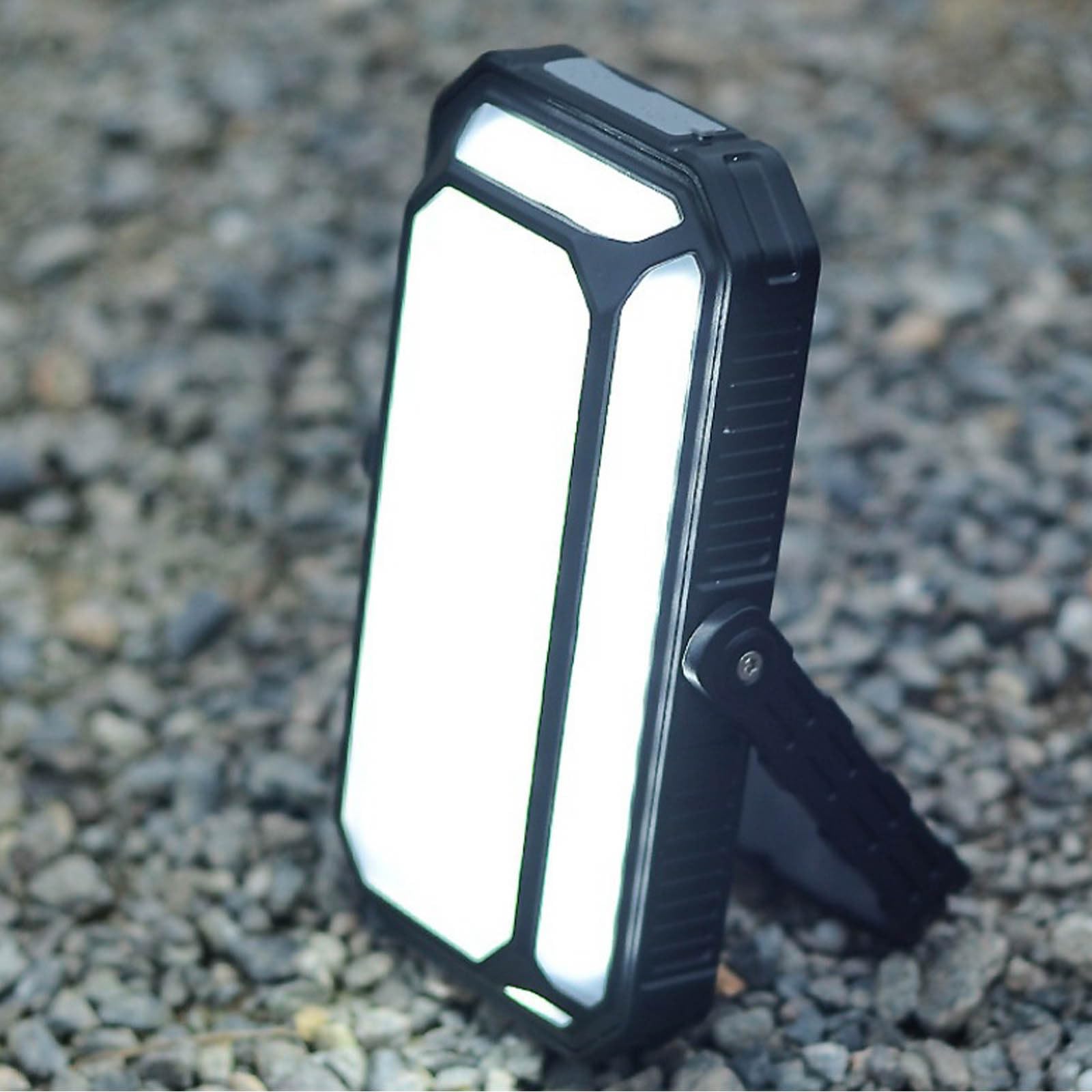 Lanterna da campeggio ricaricabile, 10000 mAh, dimmerabile, con 12 modalità, display LCD ad alta luminosità, luce tenda per interruzioni di corrente, uragano, escursionismo, pesce, emergenza