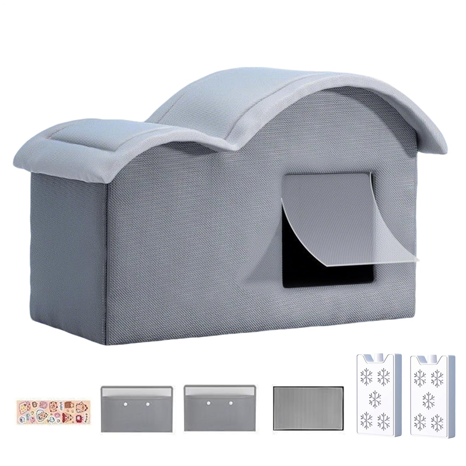 Maison d'extérieur pour chat pour un repos ombragé au jardin