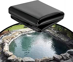 Ddasam PVC Teichfolie 7x7m Flexibel Gartenteiche Dichtungsfolie