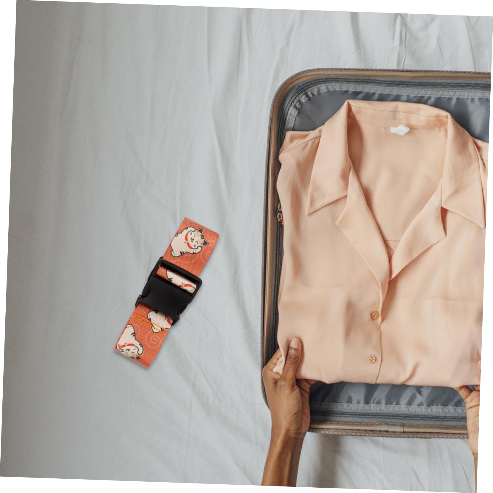 Healeved 5 Piezas Correas de Maleta Correas de Equipaje de Alta Estabilidad Correas de liberación rápida Suitcase Estuche portatodo Cinturones de Maleta Correa de Equipaje Equipaje