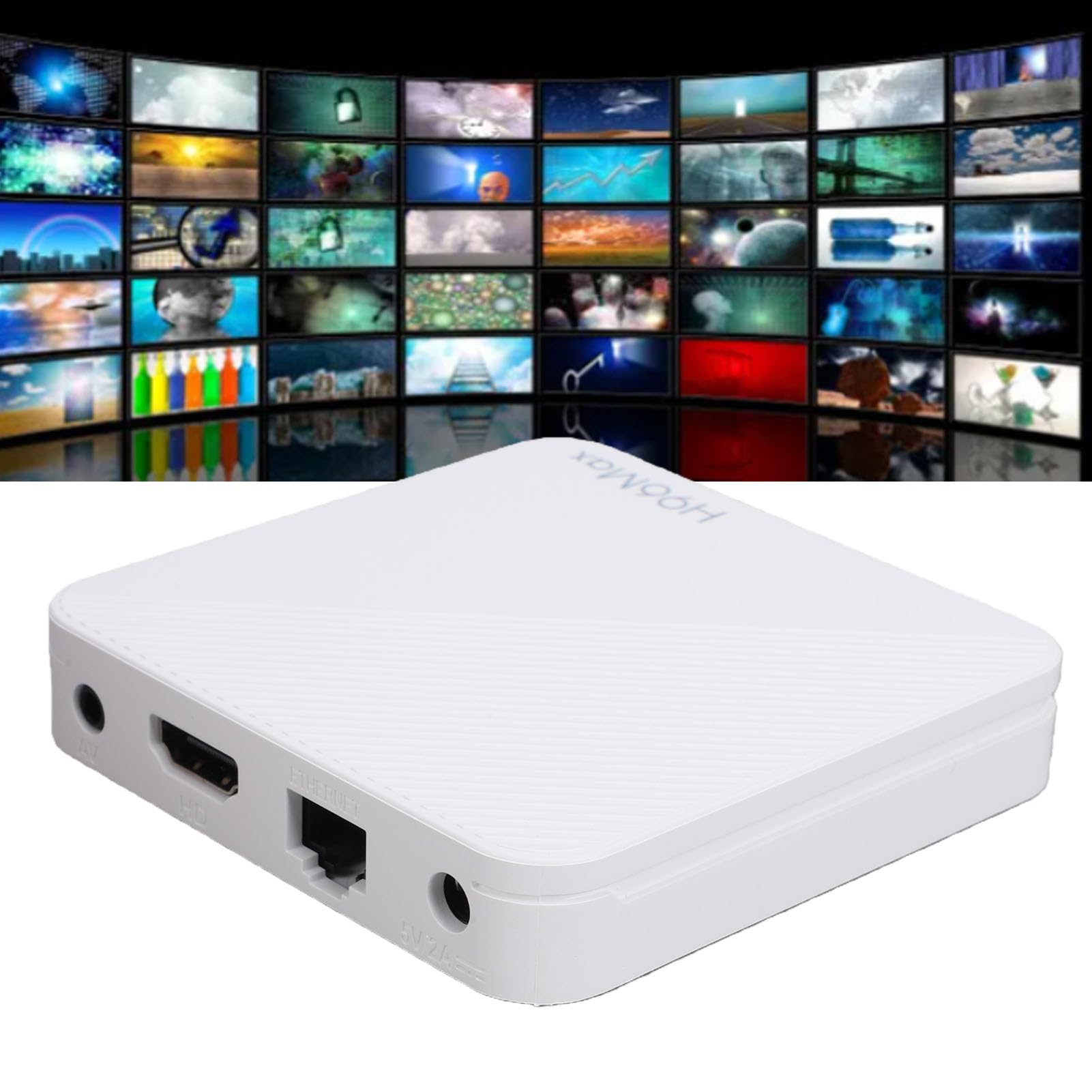 LICAEVEY Urządzenie do Przesyłania Strumieniowego TV 4K Ultra HD 16 GB, Wi-Fi 6 Bluetooth 5.0 z Czterordzeniowym Procesorem, Obsługa Systemu Android 14 do Domowej Rozrywki