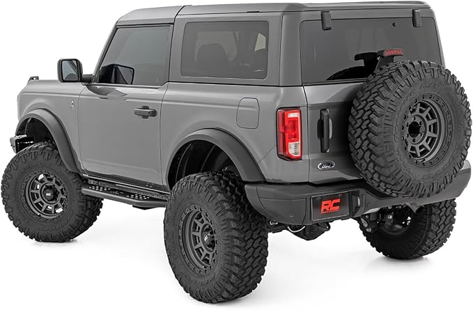 Estribos Rough Country OV2 para Ford Bronco 2021-2025 2 Puertas miniatura 2